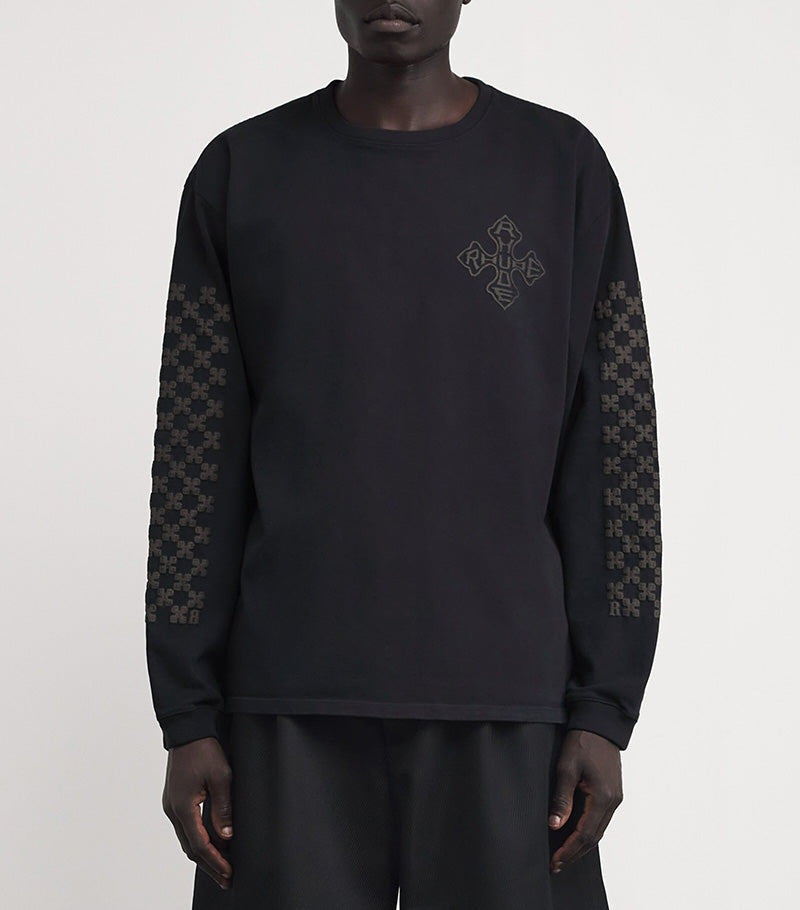 RHUDE Raised-Logo Cotton Sweatshirt