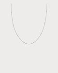 MONICA VINADER Beaded Rope 18ct Yellow Gold Vermeil Chain Necklace(Silver)