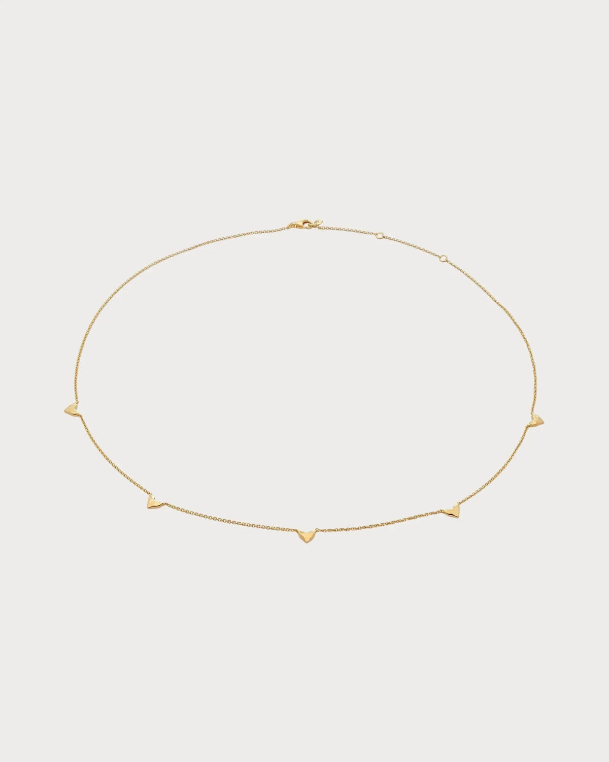 MONICA VINADER Heart Station 18ct Yellow Gold-Plated Vermeil Sterling-Silver Necklace(Gold)