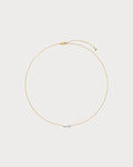 MONICA VINADER Riva 18ct Yellow Gold-Plated Vermeil Sterling-Silver and 0.11ct Lab-Grown Diamond Pendant Necklace(Gold)